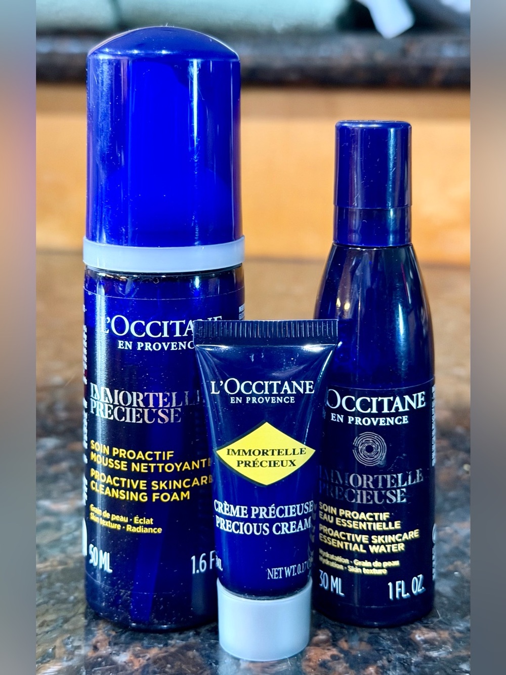 L'OCCITANE Immortelle Précieuse Skincare travel Trio